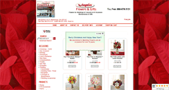 Desktop Screenshot of angelosflowers.com
