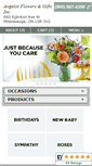 Mobile Screenshot of angelosflowers.com